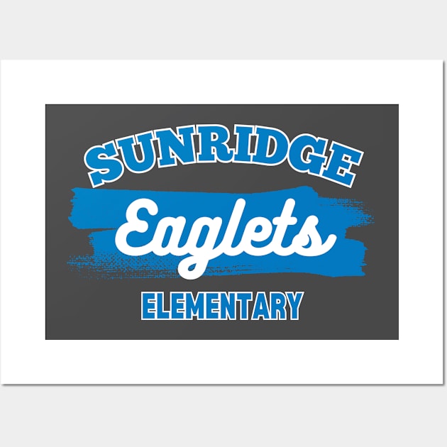 SunRidge Eaglets Classic Blue Wall Art by SRES PTO